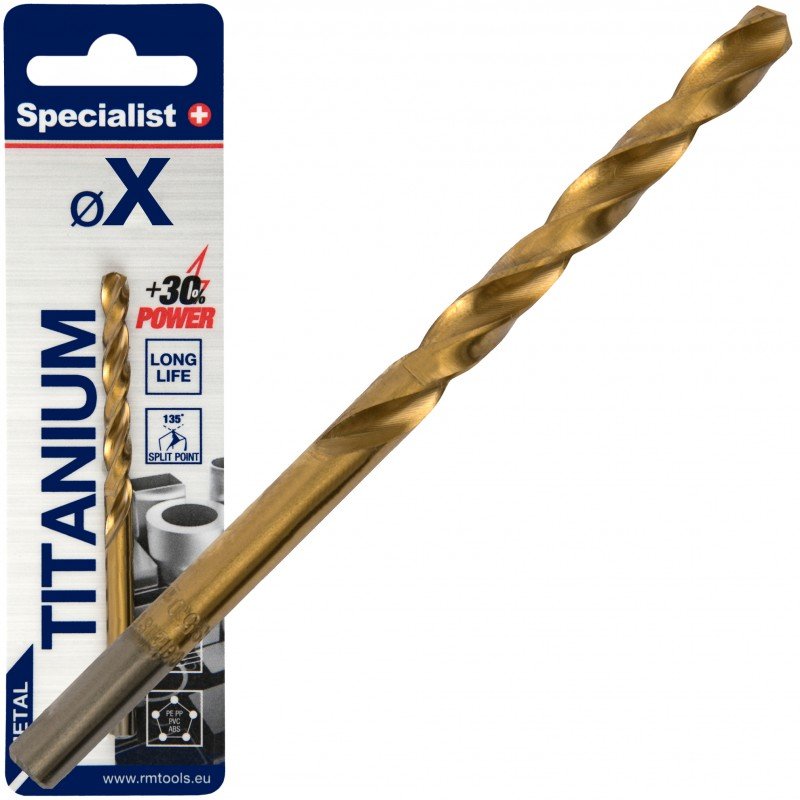 Grąžtas metalui SPECIALIST+ Titan, 8 mm