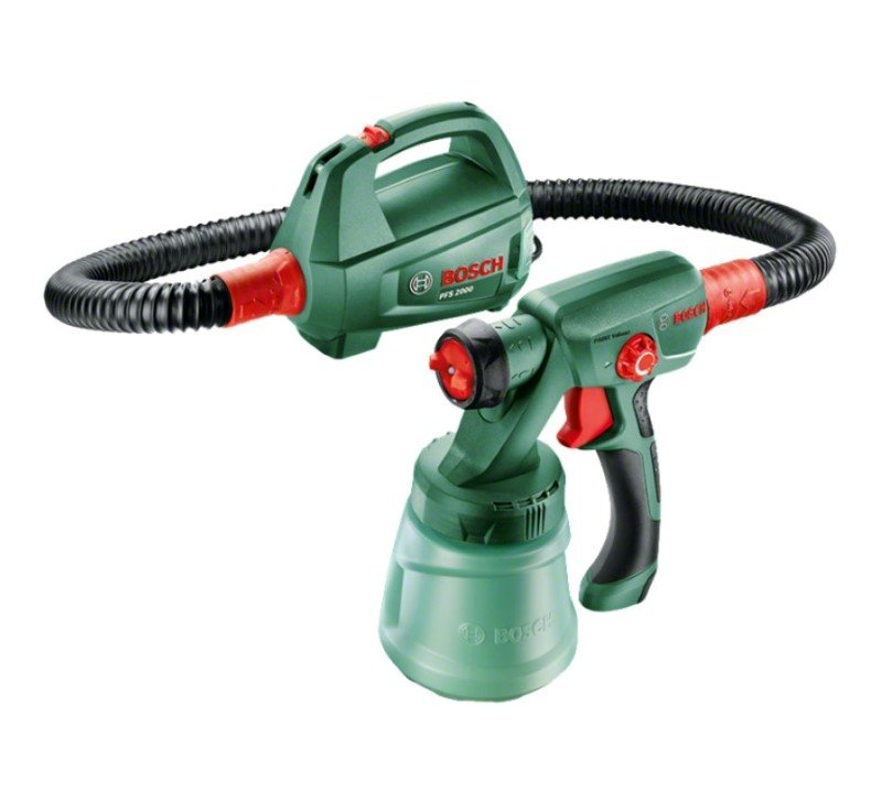 Elektrinis dažų pulverizatorius BOSCH Green PFS 2000, galia 440 W, talpa 800 ml