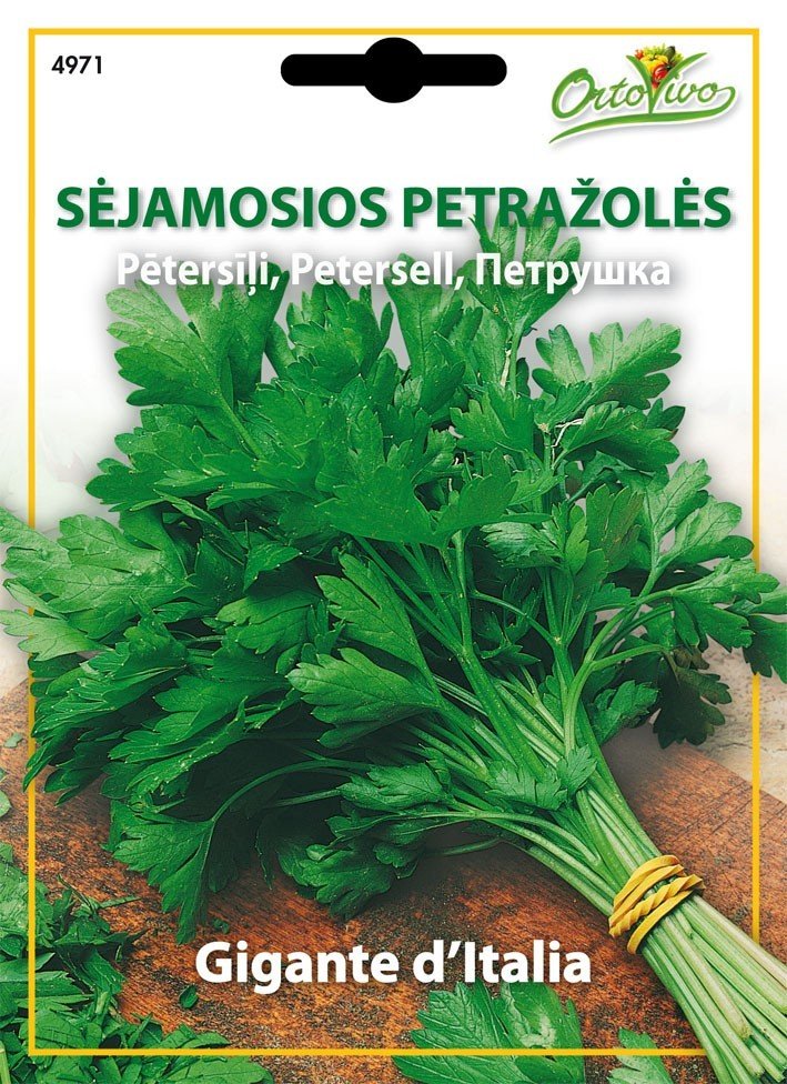 Sėklos, sėjamosios petražolės HORTUS GIGANTE D ITALIA 5 g.