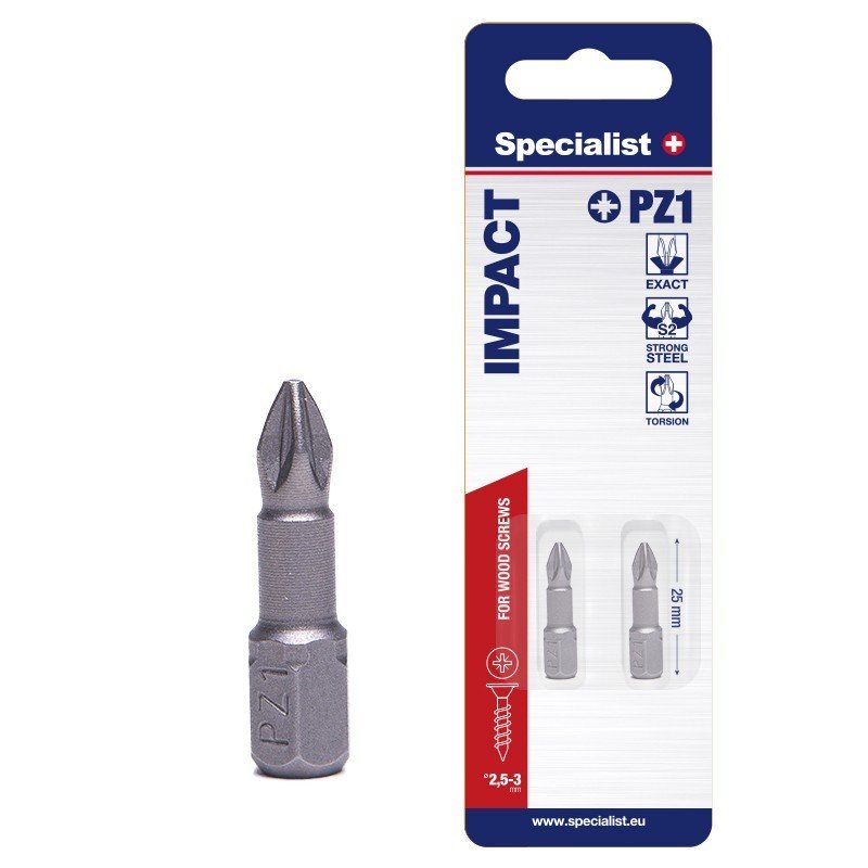 Antgaliai SPECIALIST+ 24/2-054 PZ1, 25 mm, 2 vnt.