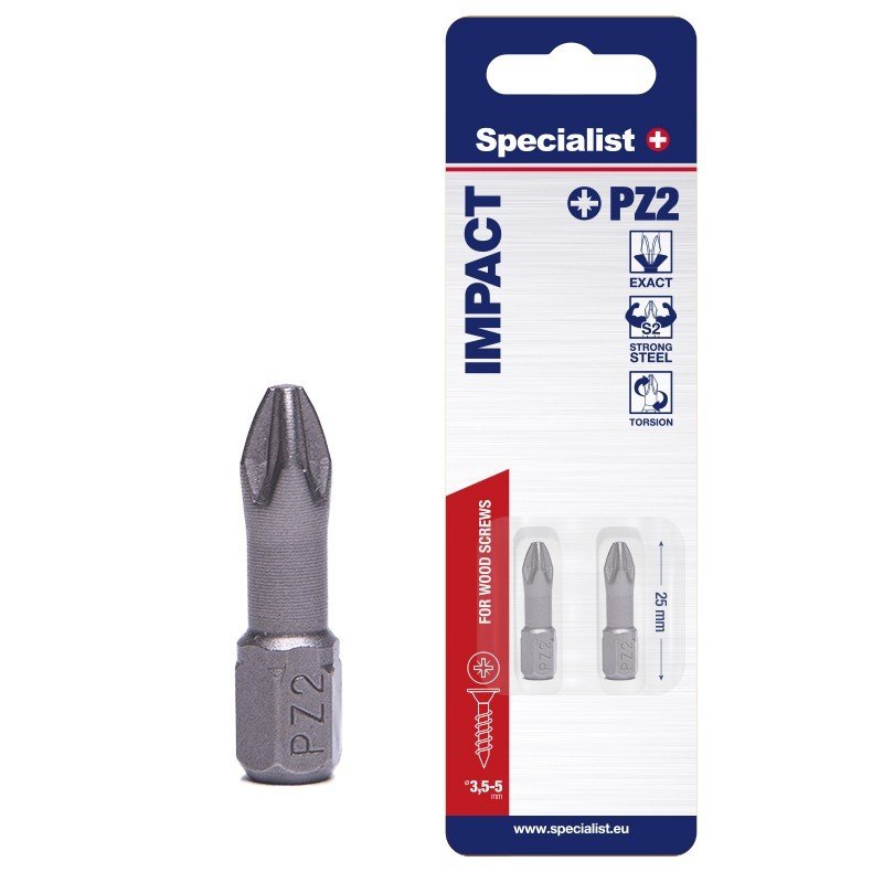 Antgaliai SPECIALIST+ 24/2-055 PZ2, 25 mm, 2 vnt.