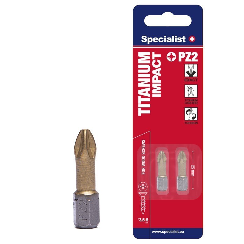 Antgaliai SPECIALIST+ 24/2-058 PZ2, 25 mm, 2 vnt.