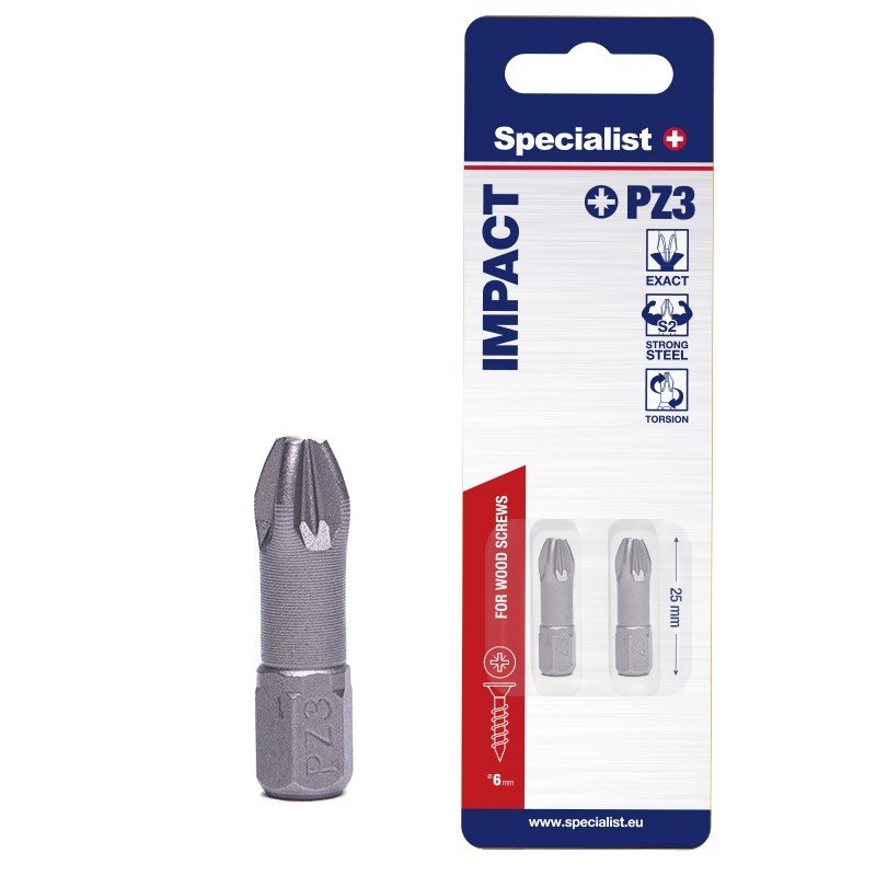 Antgaliai SPECIALIST+ 24/2-056 PZ3, 25 mm, 2 vnt.