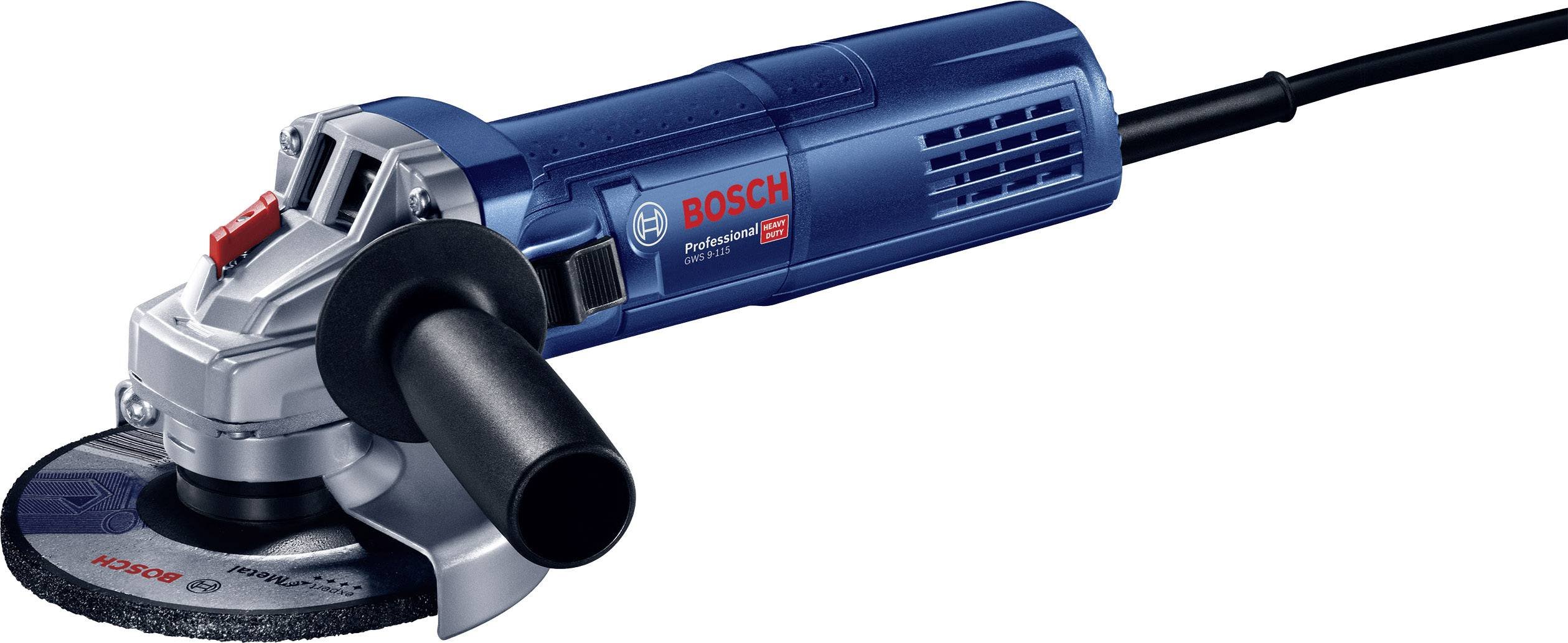 Elektrinis kampinis šlifuoklis BOSCH Professional GWS 9-125 S , 125 mm, reguliuojamos apsukos, galia 900 W