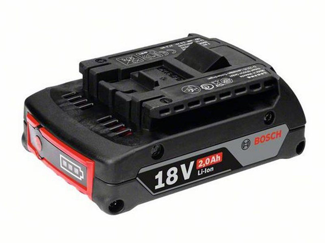 Akumuliatorius BOSCH Professional GBA 18V 2.0Ah , akumuliatoriaus įtampa 18 V, akumuliatoriaus talpa 2 Ah